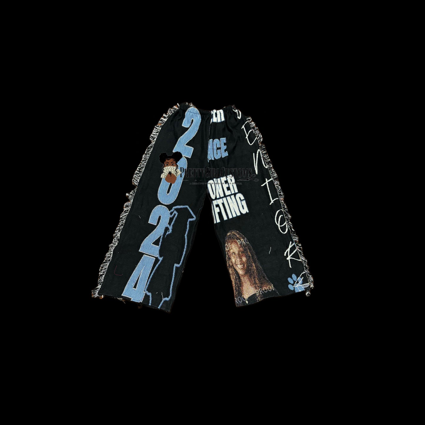 Wide leg Tapestry Pants