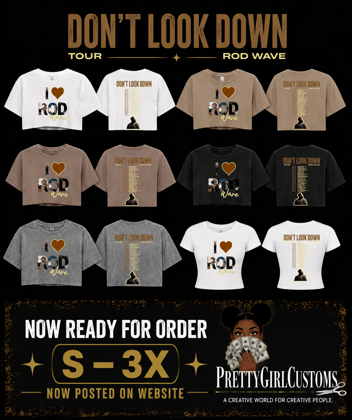 Rod Wave “Don’t Look Down” Tour Shirt